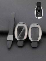 Premium Visible-Button Mercedes-Benz Key Shell