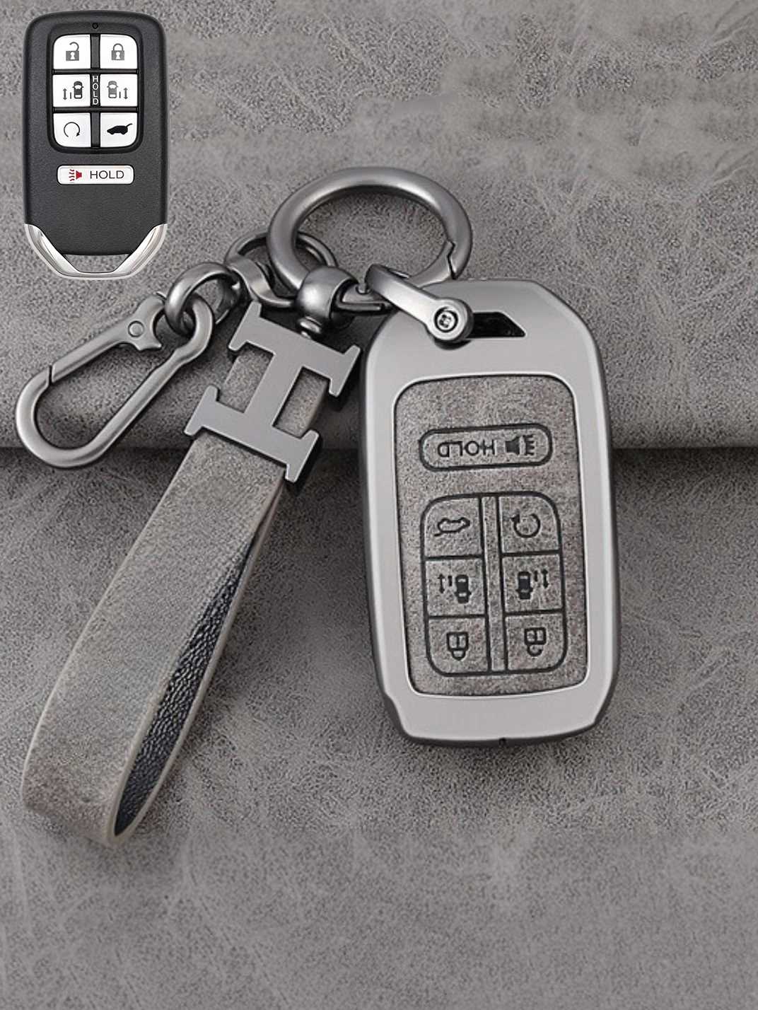 Premium Genuine Leather Honda Key Cover