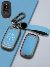 Honda Key Genuine Leather & Metal Frame