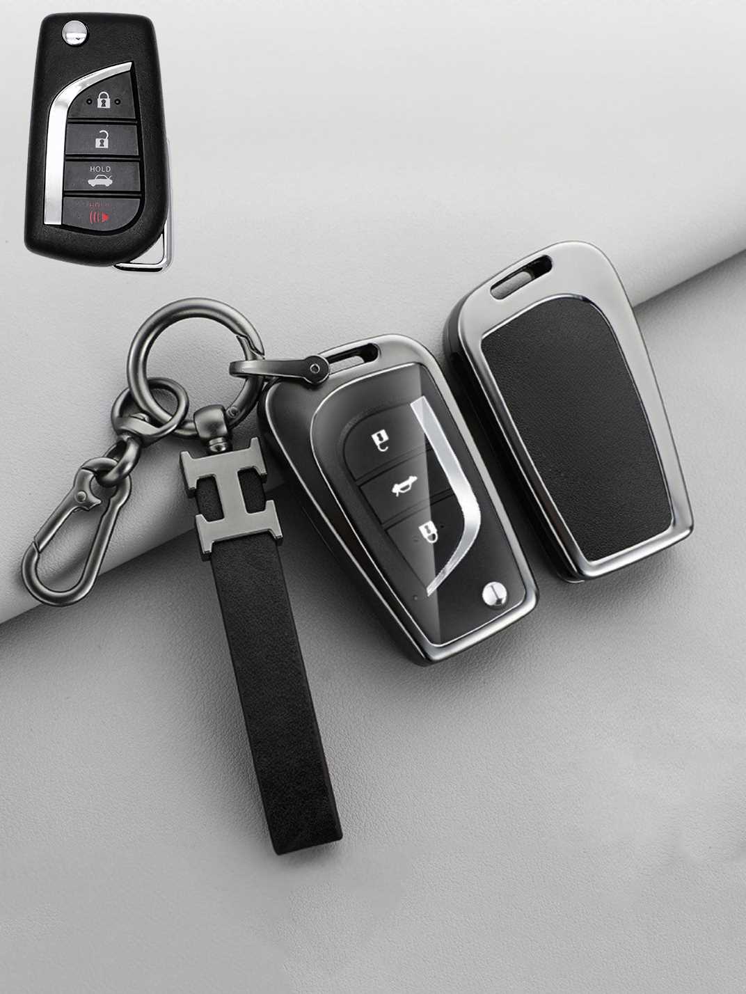 Premium Visible-Button Toyota Key Shell