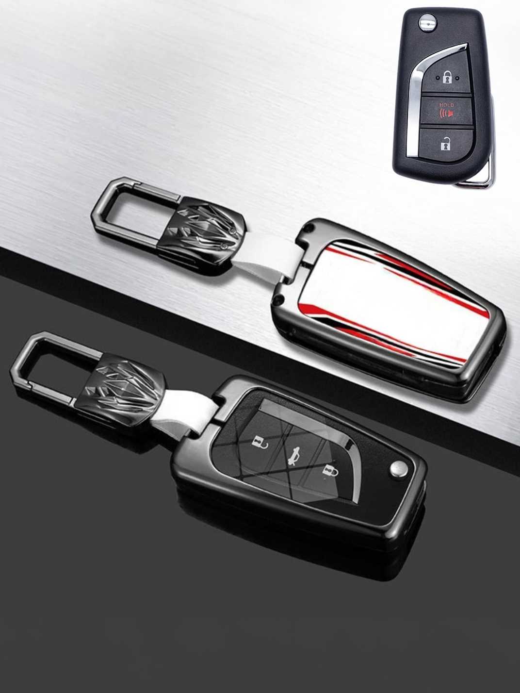 Visible Button Toyota Key Protector Shell