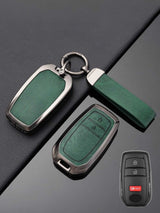 Toyota Key Genuine Leather & Metal Frame