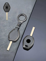 BMW Key Genuine Leather & Metal Frame