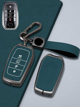 Toyota Key Genuine Leather & Metal Frame