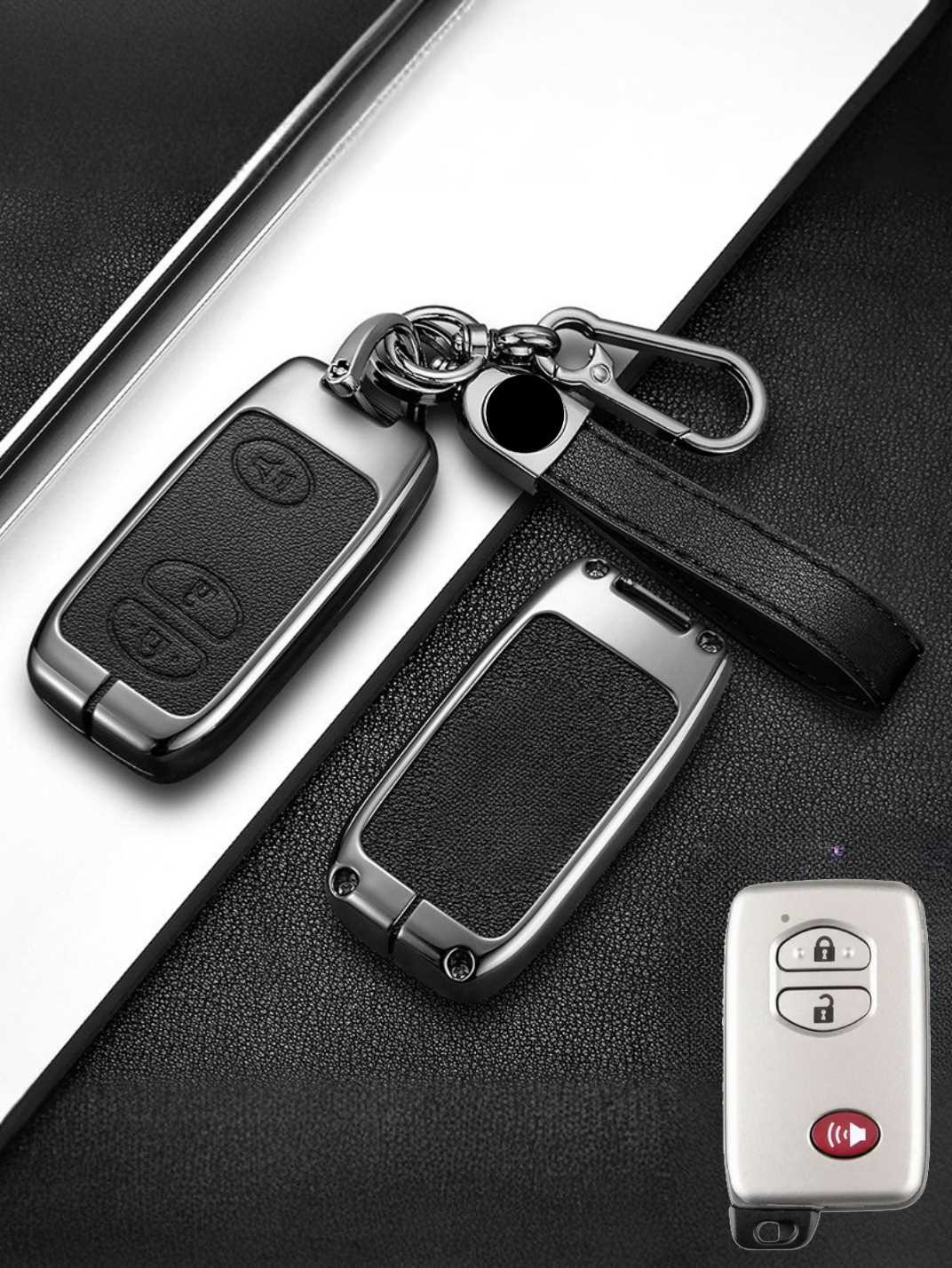 Premium Genuine Leather Toyota Key Cover