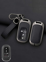 Honda Key Genuine Leather & Metal Frame