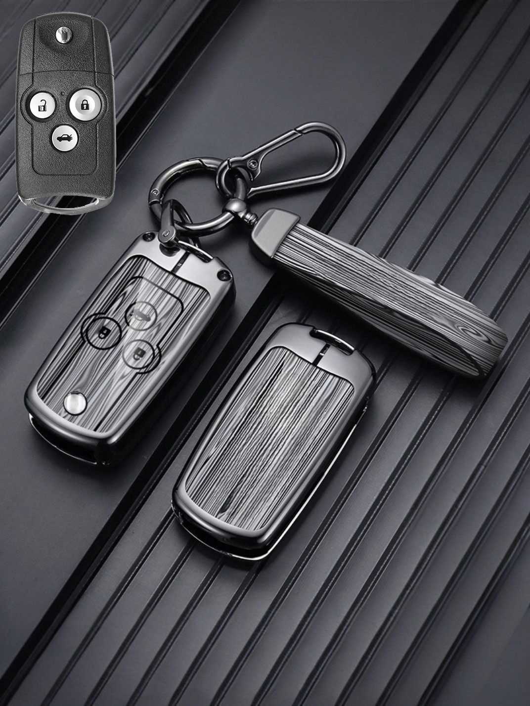 Heavy-Duty Zinc Alloy Honda Key Fob Cover