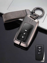 Vintage Leather Metal Alloy Lexus Key Cover