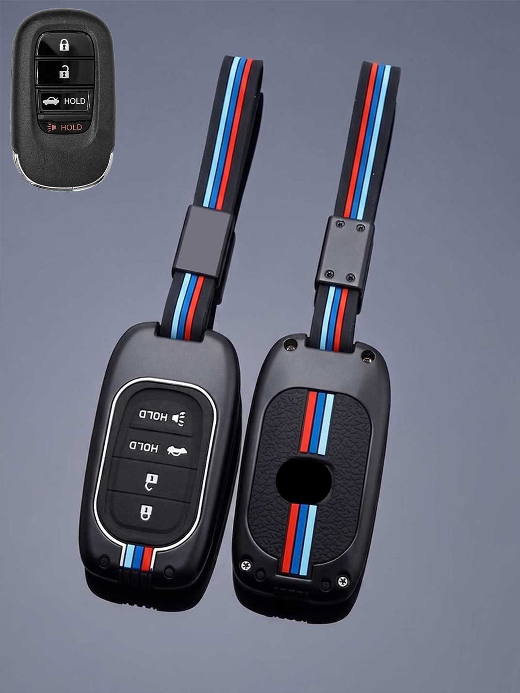 Luxury Colored Alloy Honda Key Fob Case