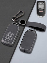 Honda Key Genuine Leather & Metal Frame