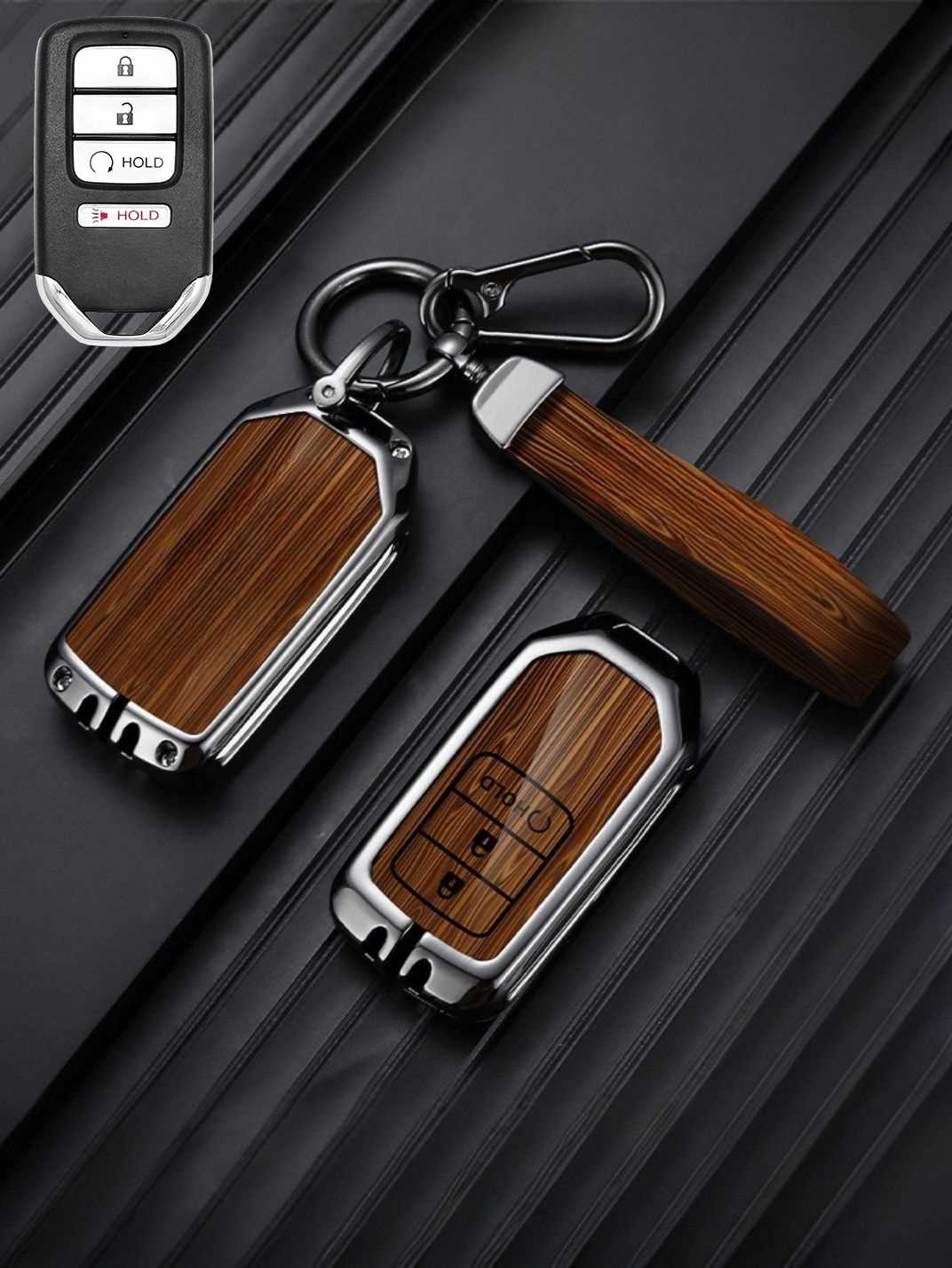 Heavy-Duty Zinc Alloy Honda Key Fob Cover