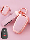 Toyota Key Fob Cover with Leather & Metal Frame