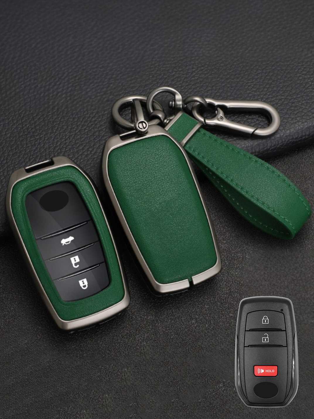 Premium Visible-Button Toyota Key Shell