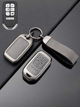 Honda Key Genuine Leather & Metal Frame