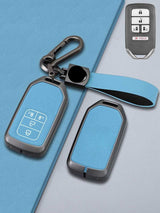 Honda Key Genuine Leather & Metal Frame