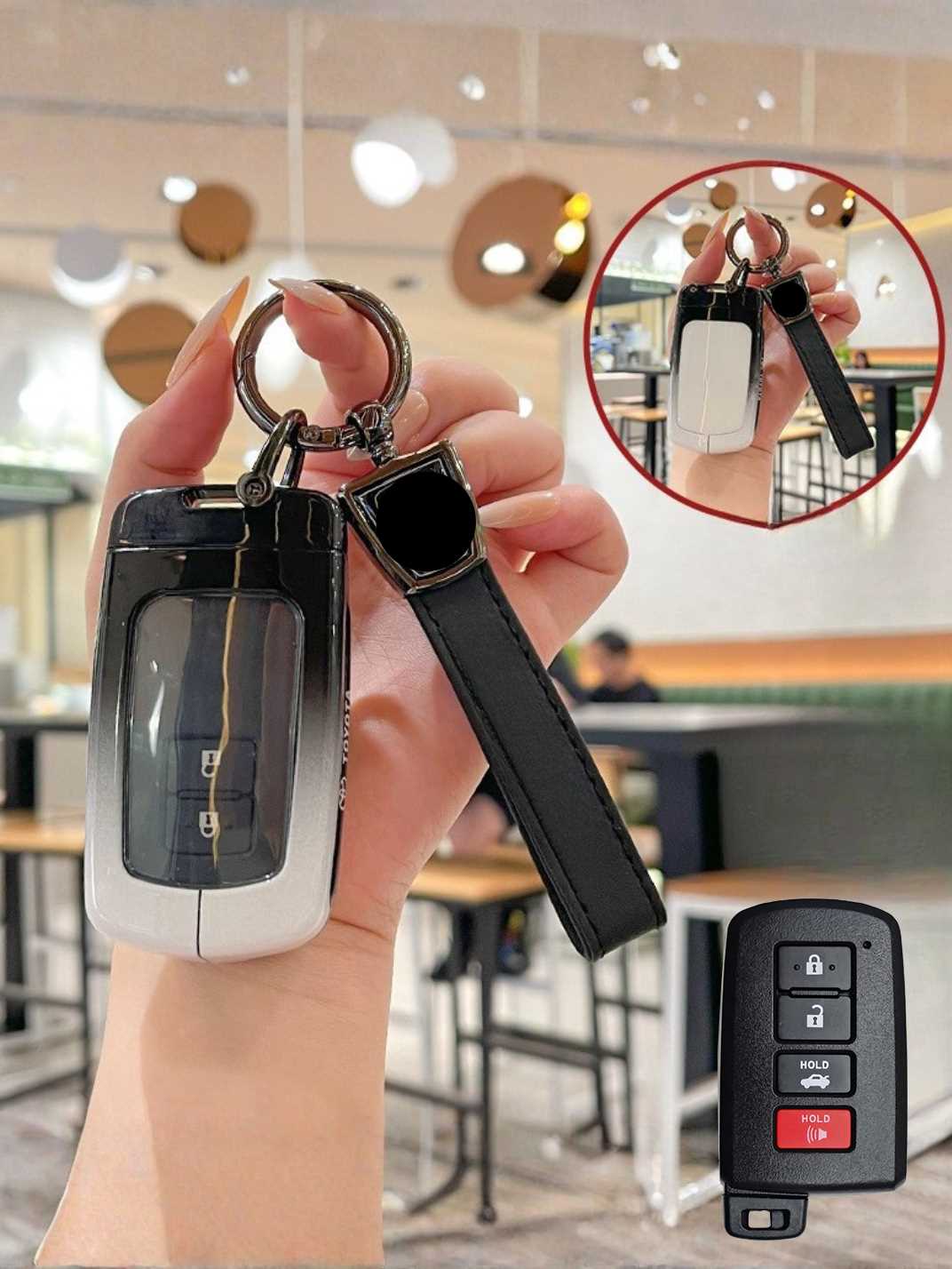 Heavy-Duty Zinc Alloy Toyota Key Fob Cover