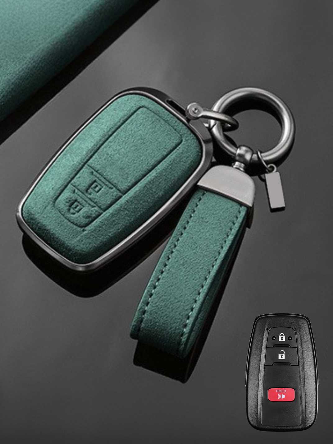 Genuine Alcantara Toyota Key Fob Cover