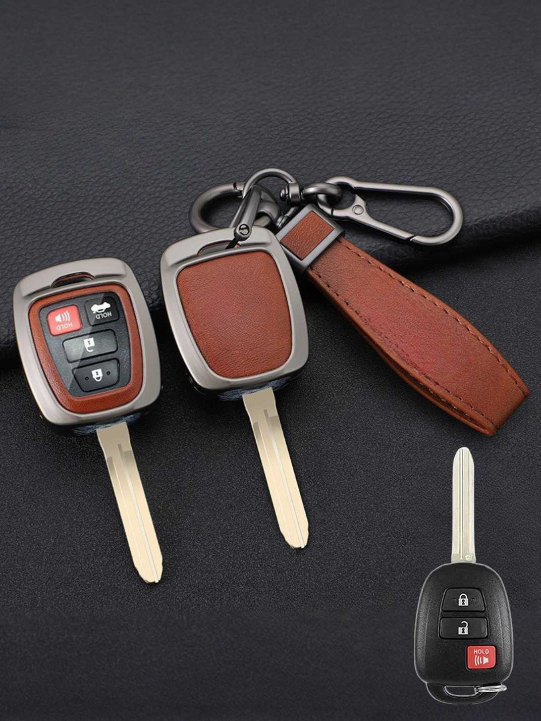Premium Visible-Button Toyota Key Shell