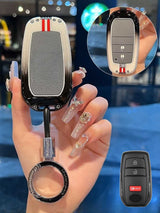Luxury Colored Alloy Toyota Key Fob Case