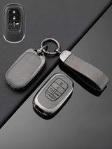 Honda Key Genuine Leather & Metal Frame