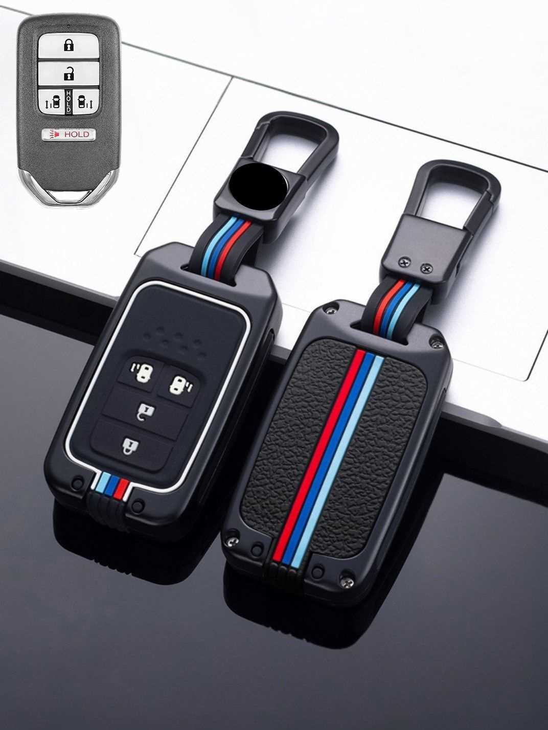 Luxury Colored Alloy Honda Key Fob Case