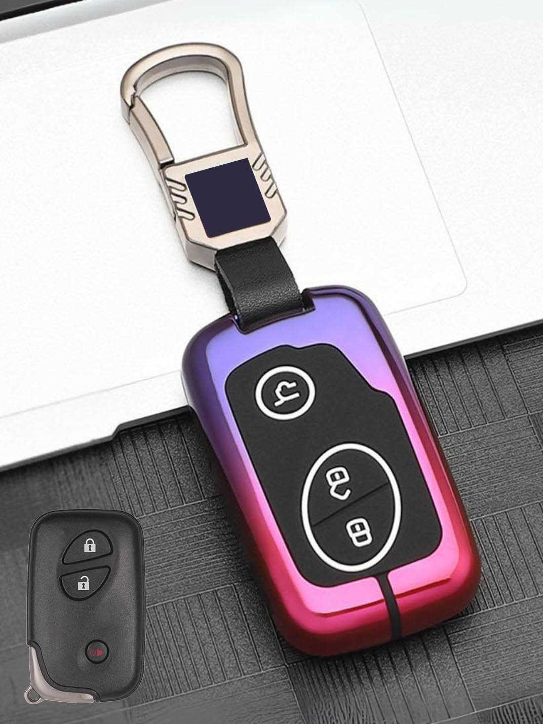 Luxury Colored Alloy Lexus Key Fob Case