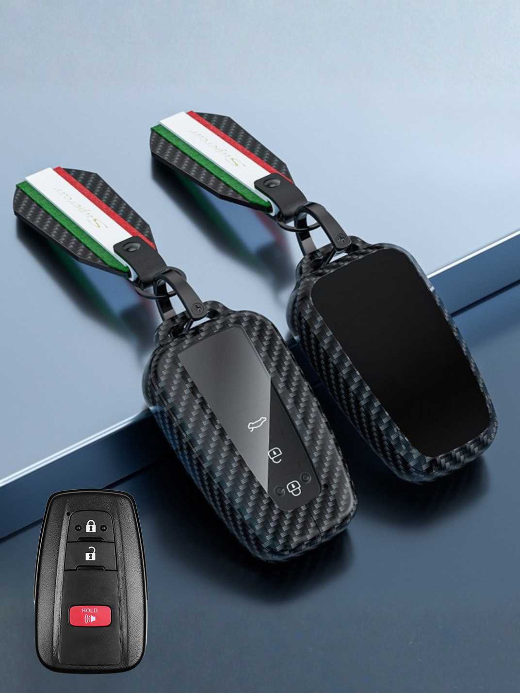 Visible Button Toyota Key Protector Shell