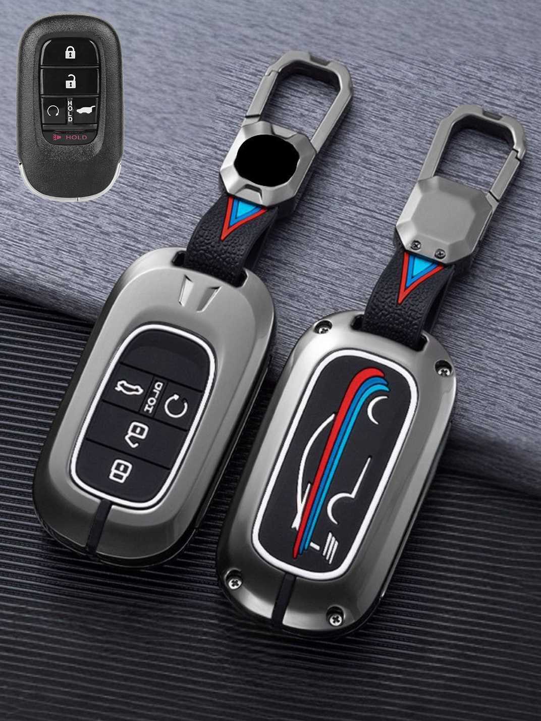 Luxury Colored Alloy Honda Key Fob Case