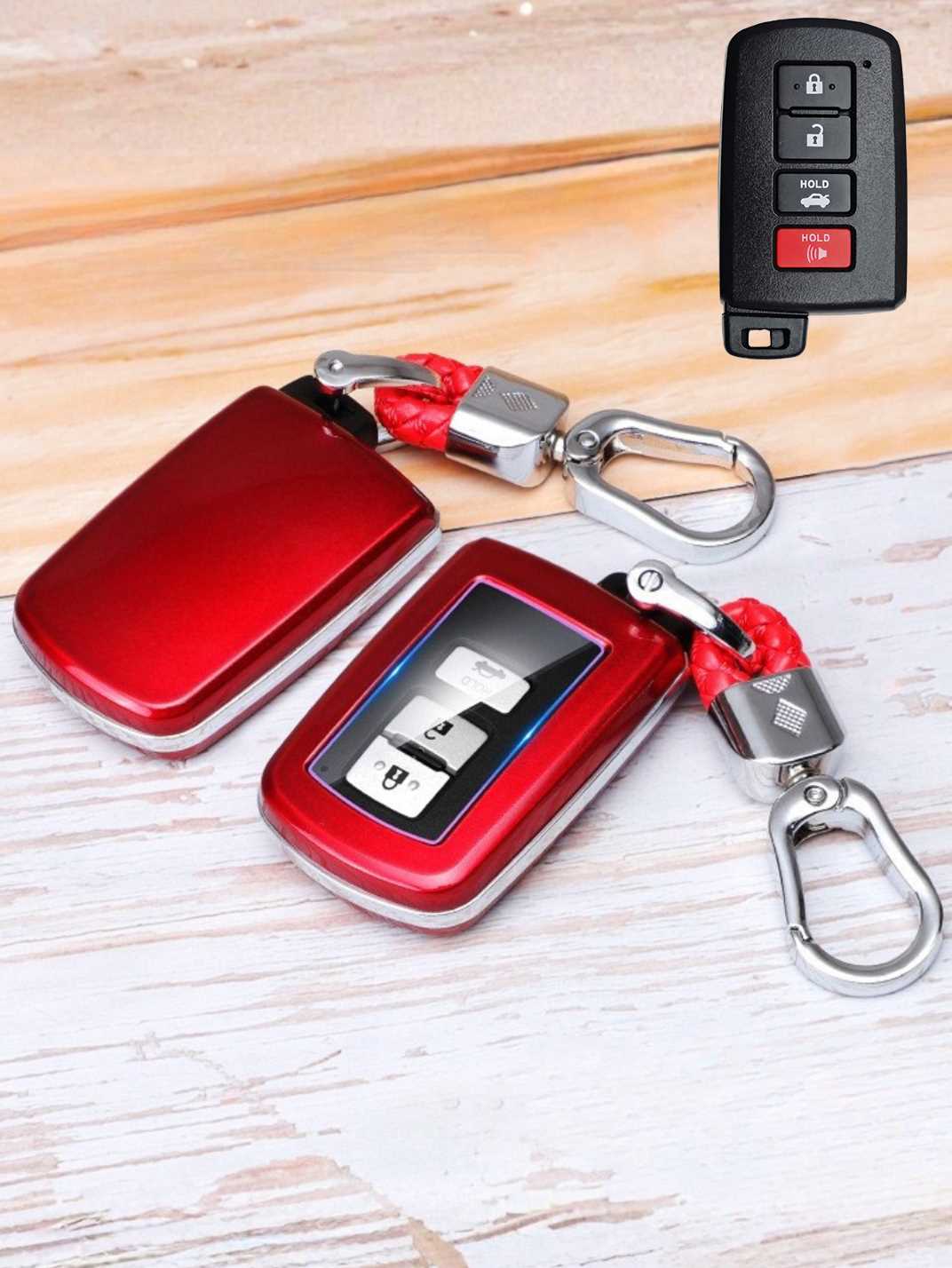 Premium Visible-Button Toyota Key Shell