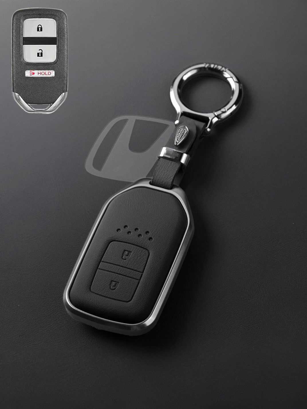 Premium Genuine Leather Honda Key Cover