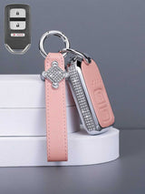 Premium Genuine Leather Honda Key Cover