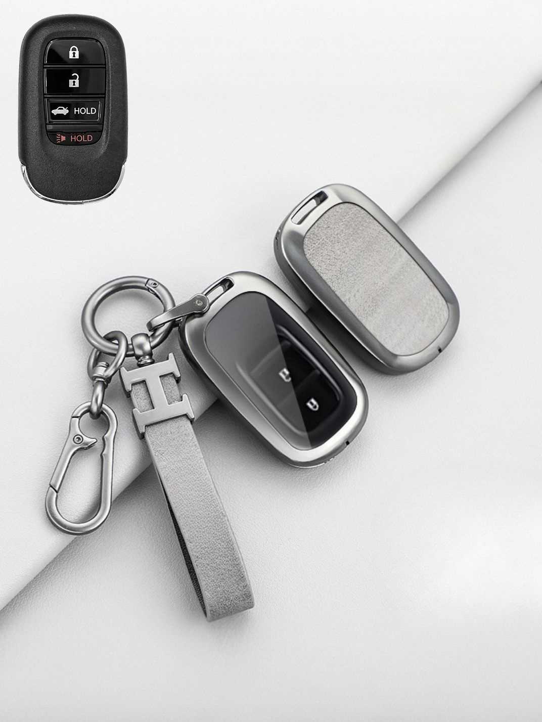 Premium Visible-Button Honda Key Shell