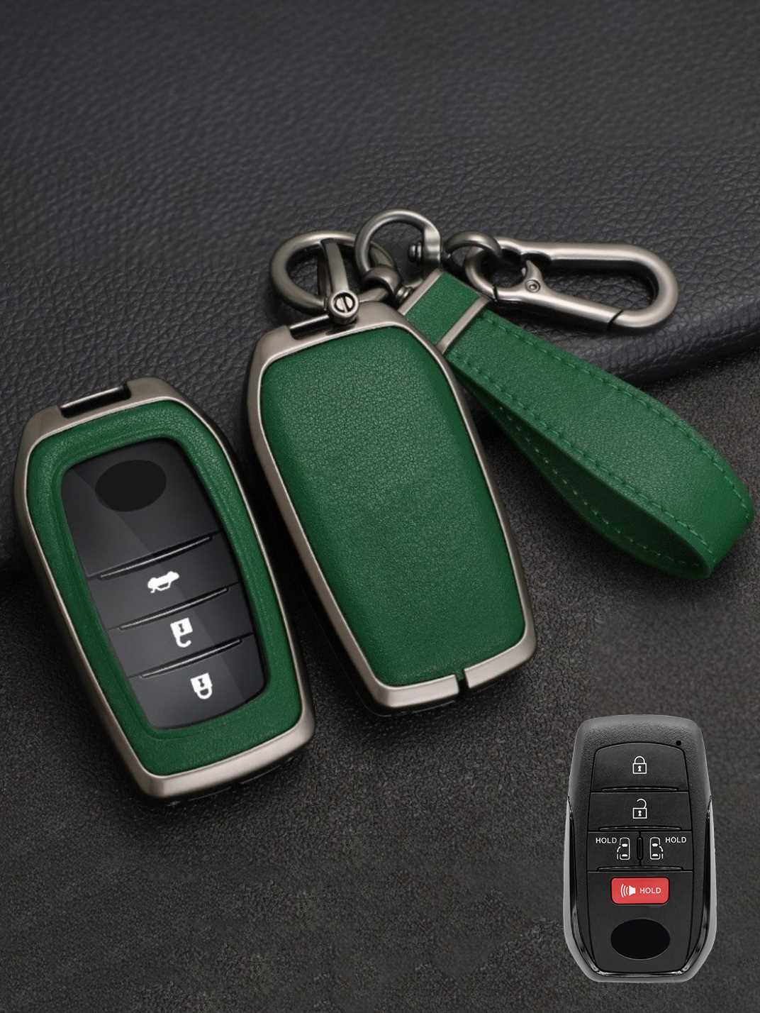 Premium Visible-Button Toyota Key Shell