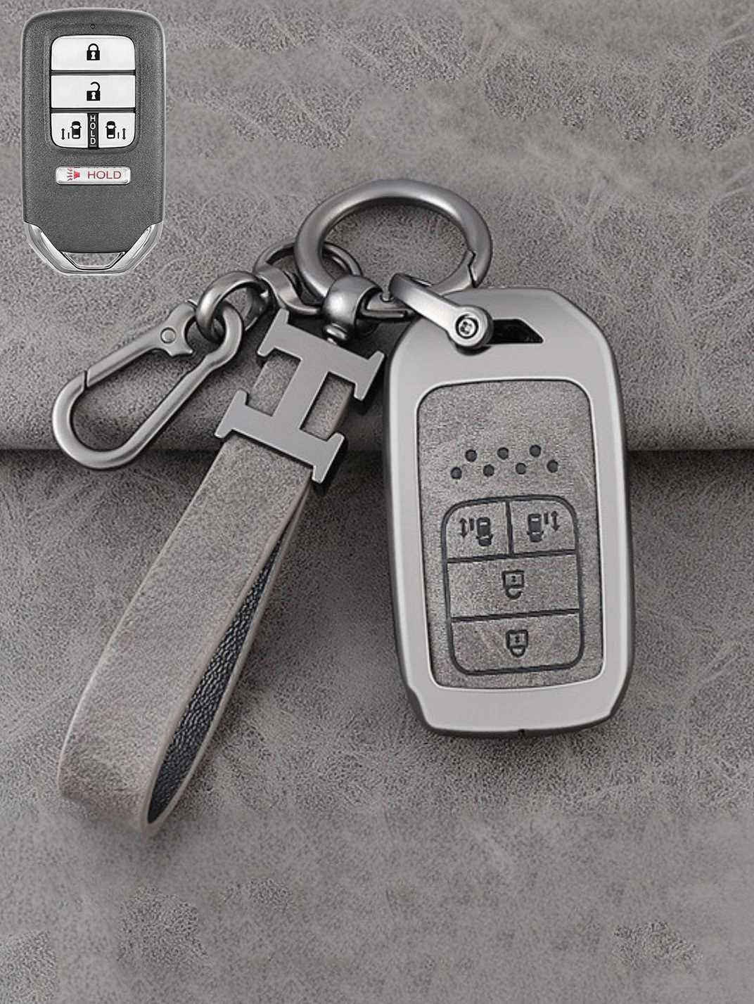 Premium Genuine Leather Honda Key Cover