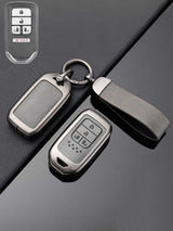Honda Key Genuine Leather & Metal Frame
