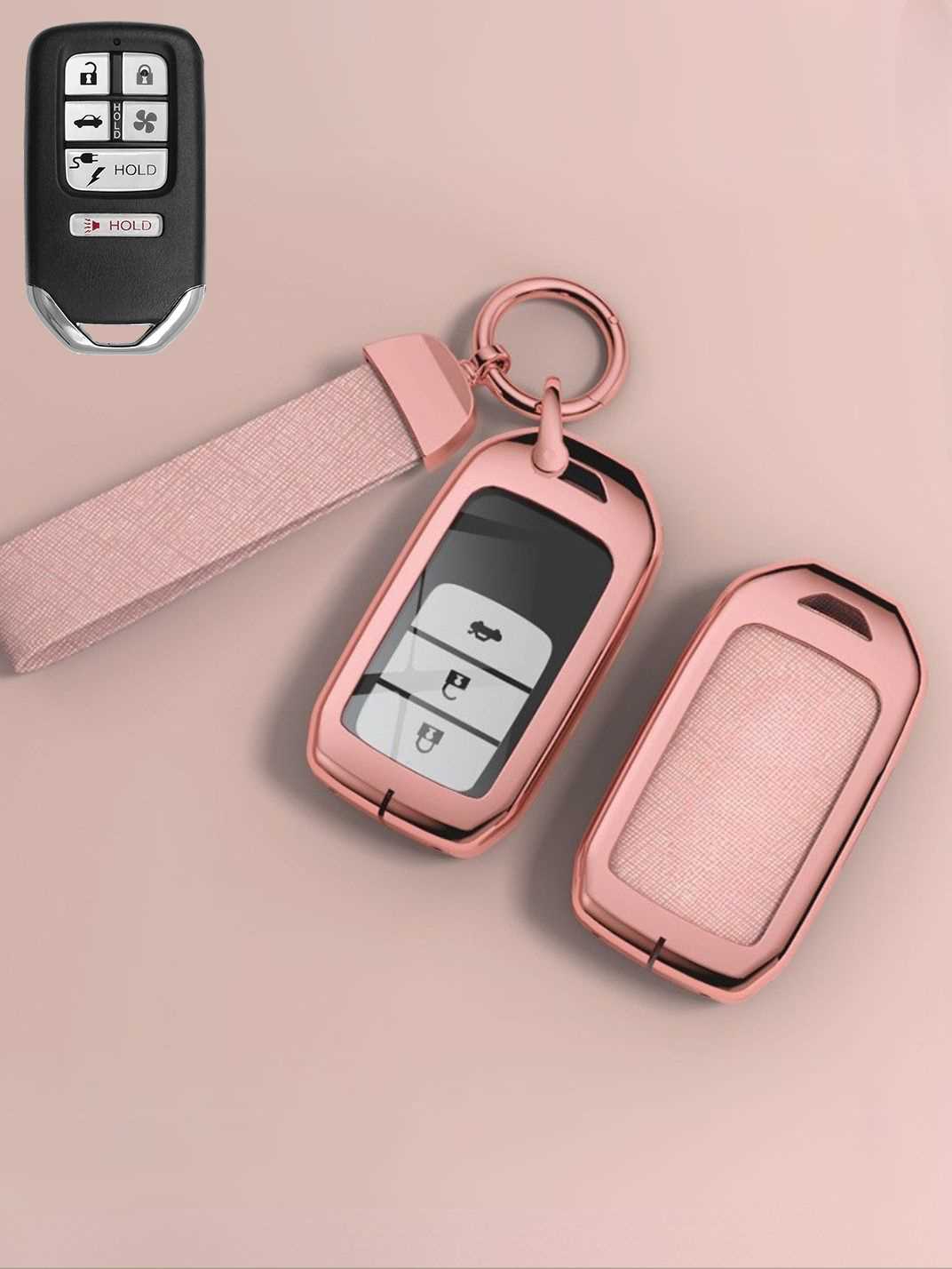 Premium Visible-Button Honda Key Shell