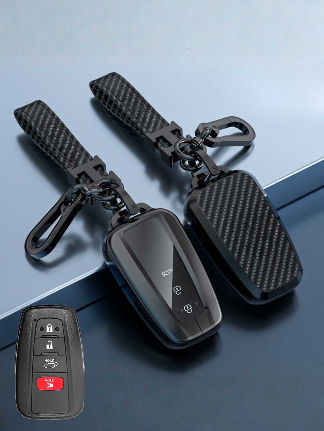 Visible Button Toyota Key Protector Shell