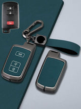Toyota Key Genuine Leather & Metal Frame