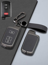 Toyota Key Genuine Leather & Metal Frame