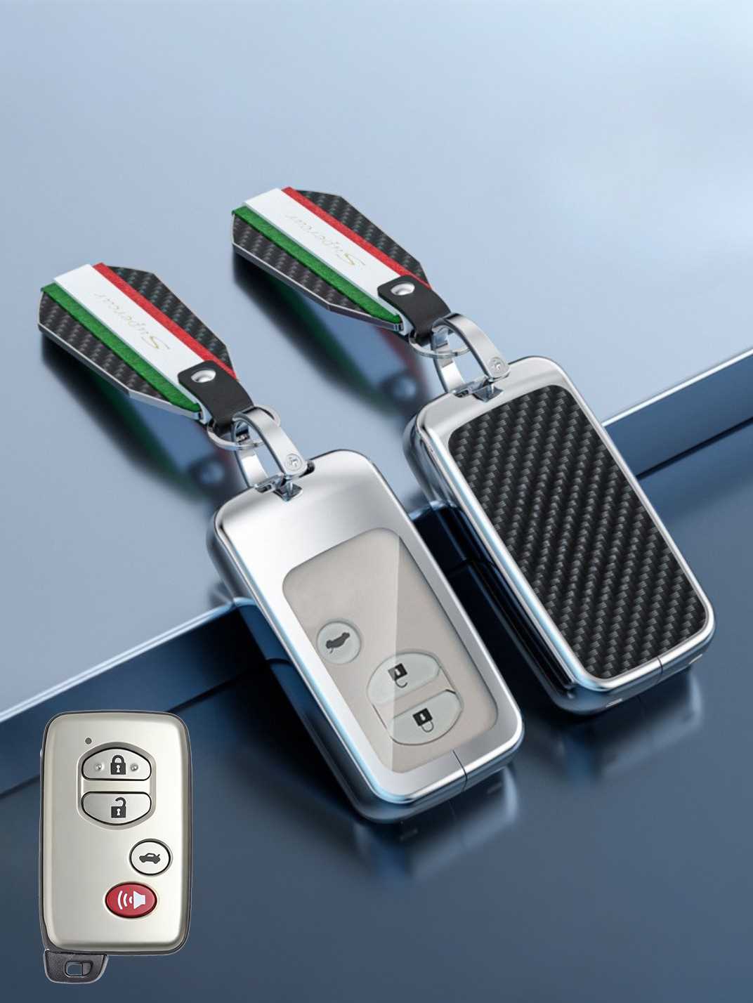 Visible Button Toyota Key Protector Shell