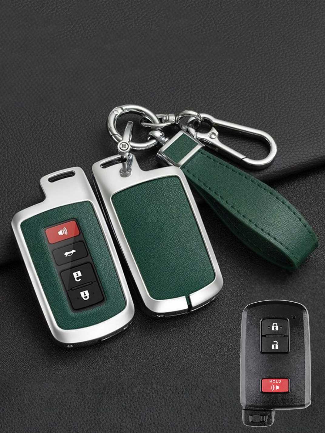 Premium Visible-Button Toyota Key Shell