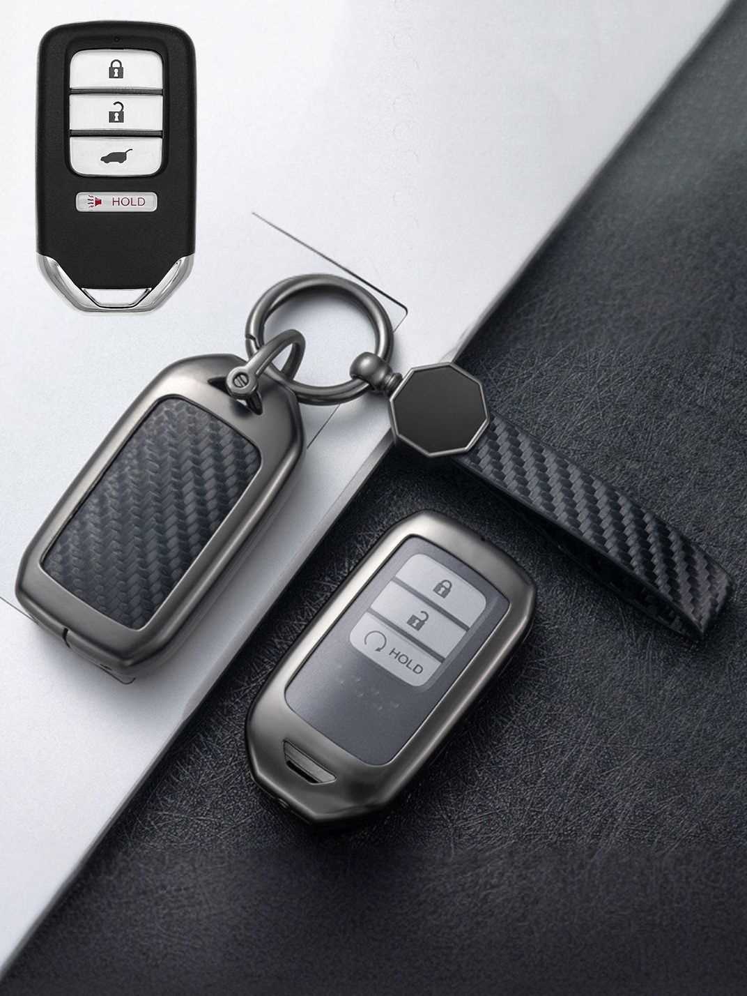 Visible Button Honda Key Protector Shell
