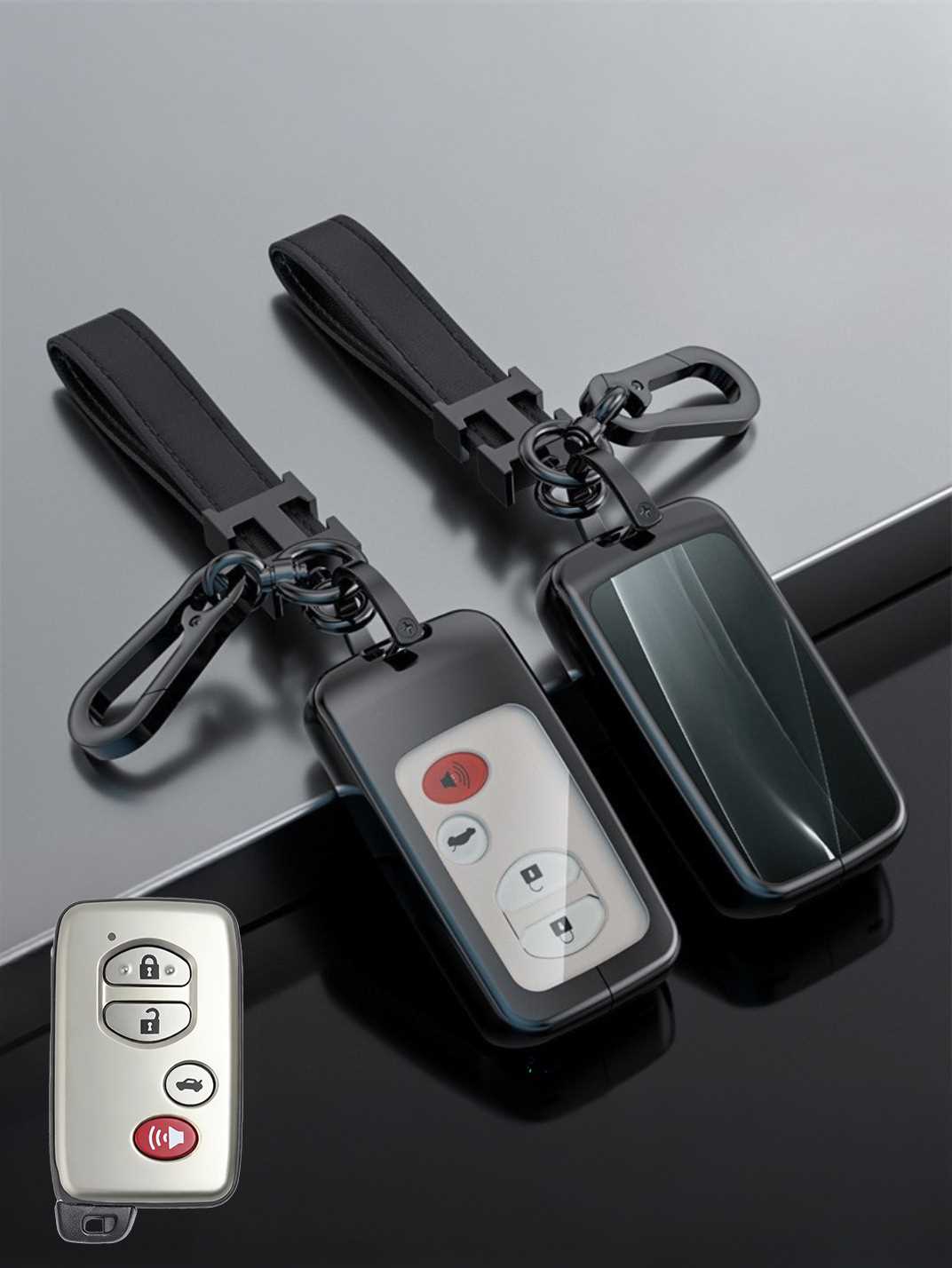 Visible Button Toyota Key Protector Shell