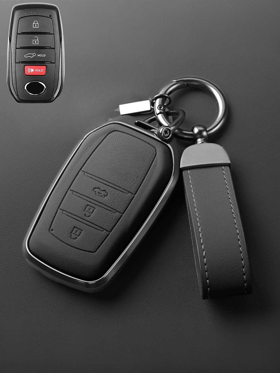 Premium Genuine Leather Toyota Key Cover