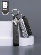 Premium Genuine Leather Honda Key Cover