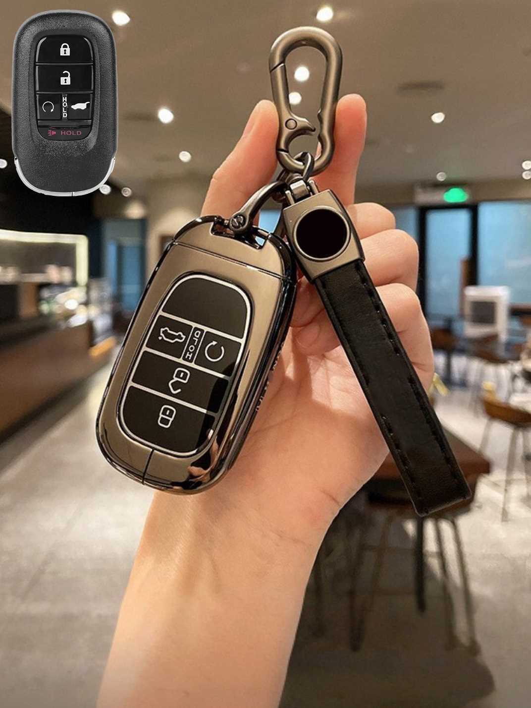 Heavy-Duty Zinc Alloy Honda Key Fob Cover