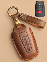 Premium Genuine Leather Toyota Key Cover