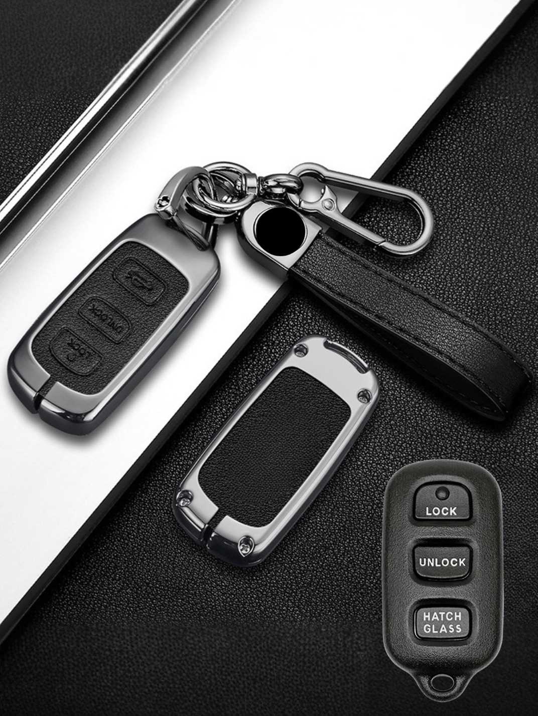 Premium Genuine Leather Toyota Key Cover