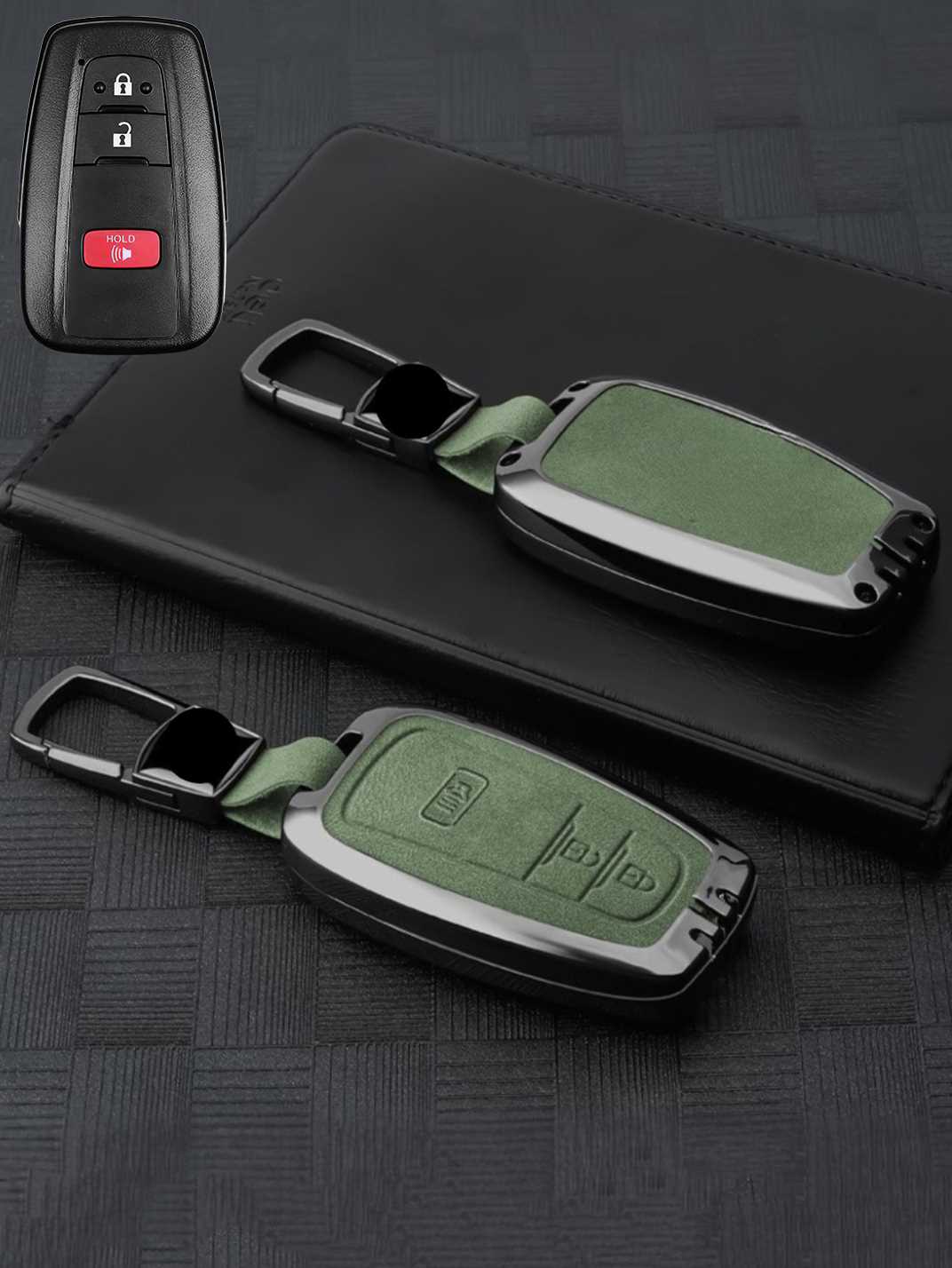 Genuine Alcantara Toyota Key Fob Cover
