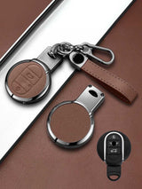 MINI Key Genuine Leather & Metal Frame